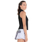 Women's Sleeveless Rib Tennis Polo Black Apparel K-Swiss