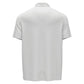 Men`s Performance Block Tennis Polo with Gusset Bright White Apparel Penguin