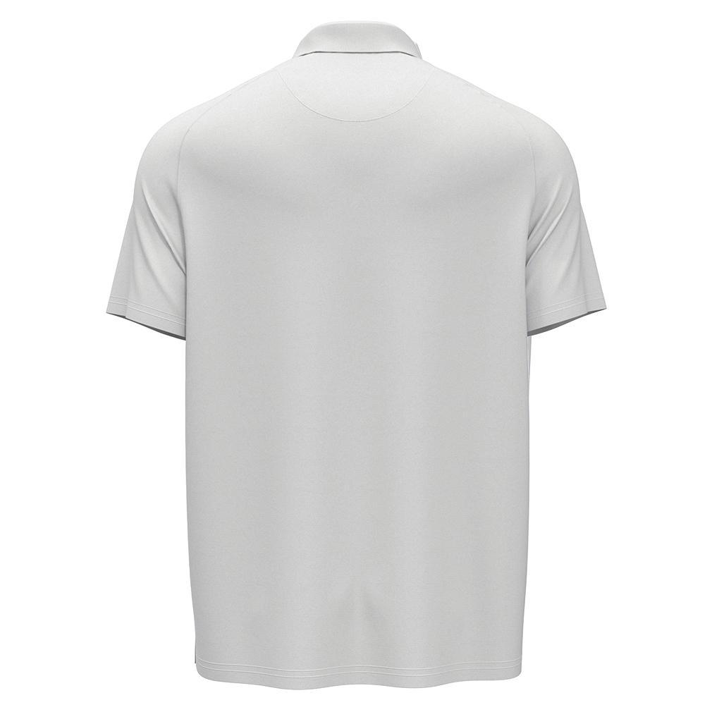 Men`s Performance Block Tennis Polo with Gusset Bright White Apparel Penguin