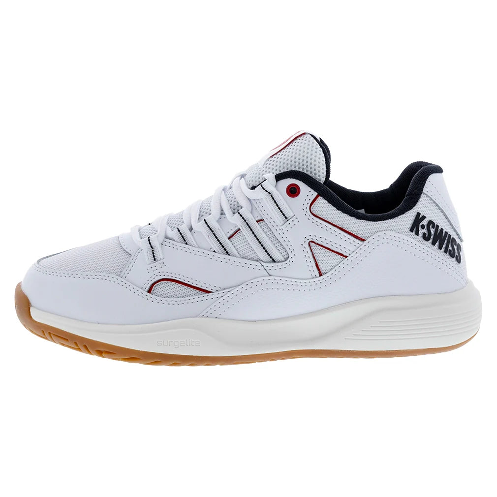 Men`s Tura Team Pickleball Shoes White and Black Footwear K-Swiss