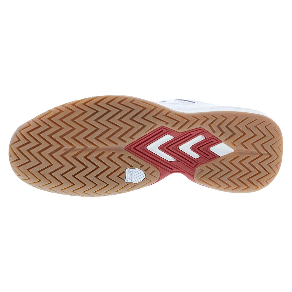 Men`s Tura Team Pickleball Shoes White and Black Footwear K-Swiss