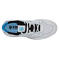 Men`s Tura Team Pickleball Shoes White and Brilliant Blue Footwear K-Swiss