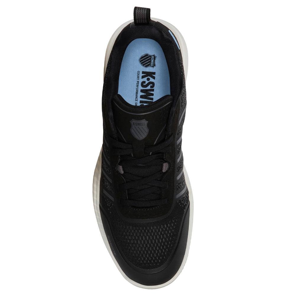 Men`s Ultra Court Pickleball Shoes Black and Snow White Footwear K-Swiss