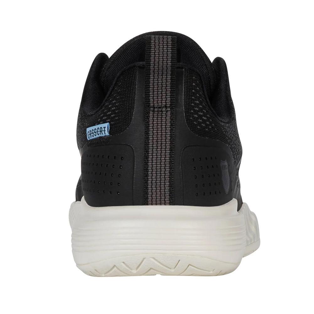 Men`s Ultra Court Pickleball Shoes Black and Snow White Footwear K-Swiss