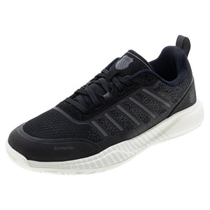 Men`s Ultra Court Pickleball Shoes Black and Snow White Footwear K-Swiss