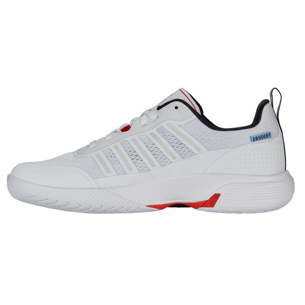 Men`s Ultra Court Pickleball Shoes White and Black Footwear K-Swiss