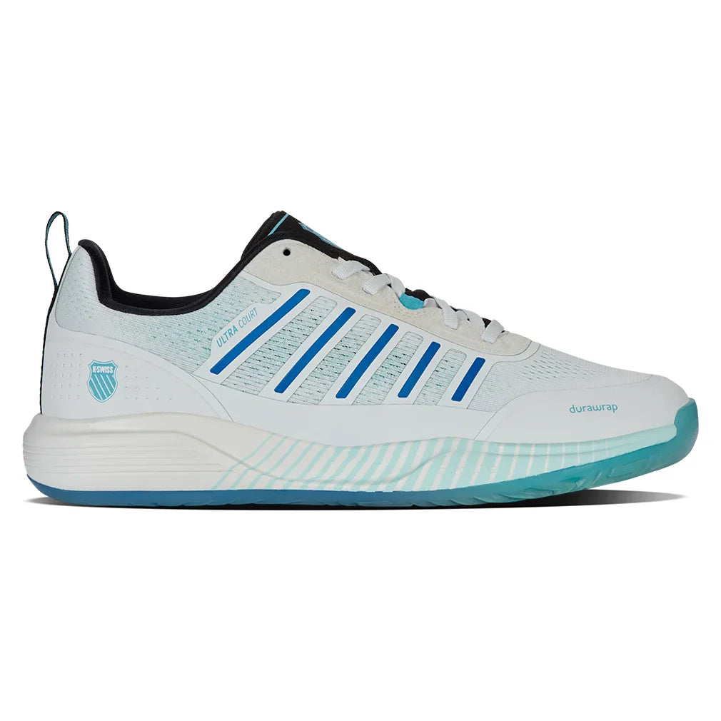 Men`s Ultra Court Pickleball Shoes Bit of Blue and Brilliant Blue Footwear K-Swiss