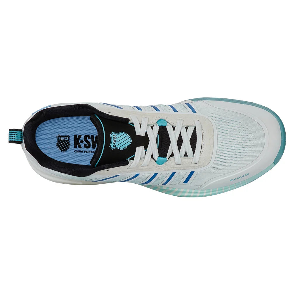 Men`s Ultra Court Pickleball Shoes Bit of Blue and Brilliant Blue Footwear K-Swiss
