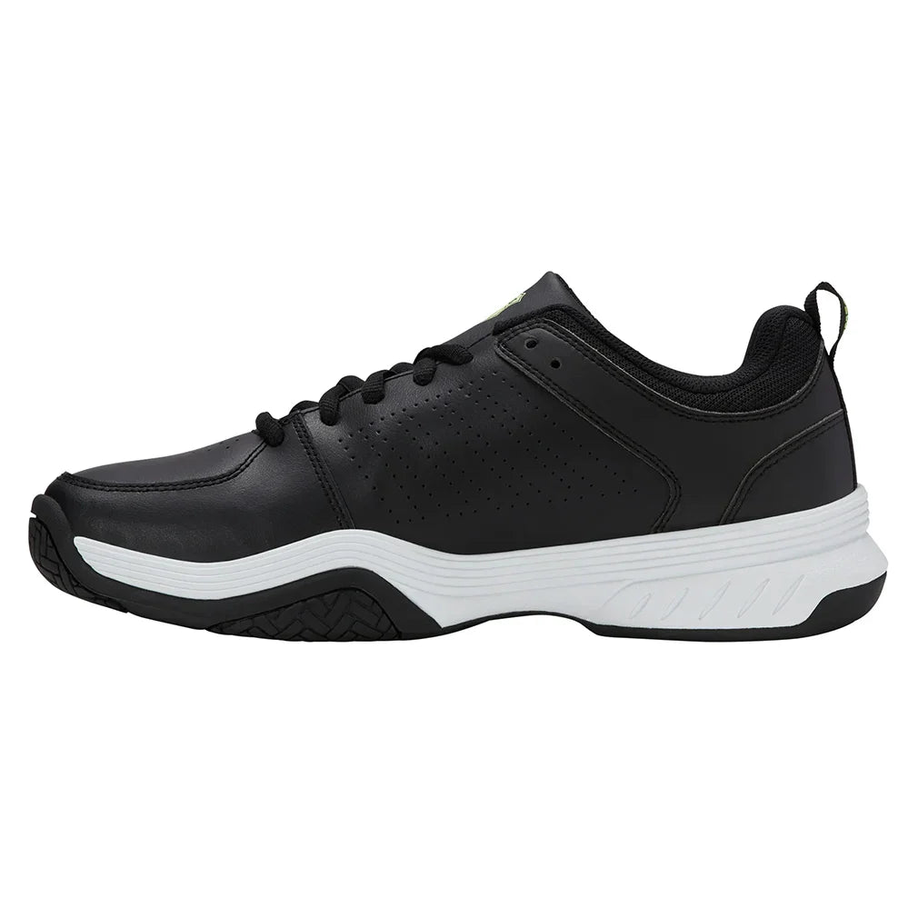 Men`s Court Express 2 Tennis Shoes Black and White Footwear K-Swiss
