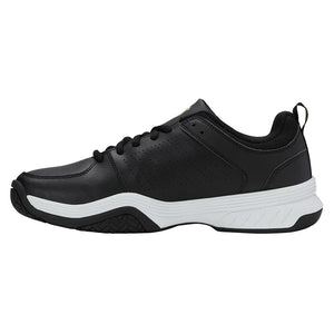 Men`s Court Express 2 Tennis Shoes Black and White Footwear K-Swiss