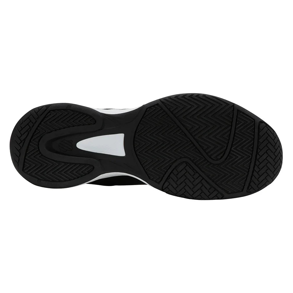 Men`s Court Express 2 Tennis Shoes Black and White Footwear K-Swiss