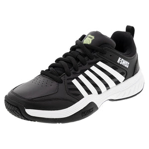 Men`s Court Express 2 Tennis Shoes Black and White Footwear K-Swiss