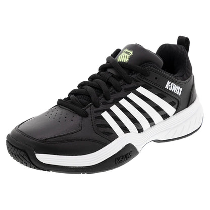 Men`s Court Express 2 Tennis Shoes Black and White Footwear K-Swiss