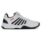 Men`s Court Express 2 Tennis Shoes White and Black Footwear K-Swiss