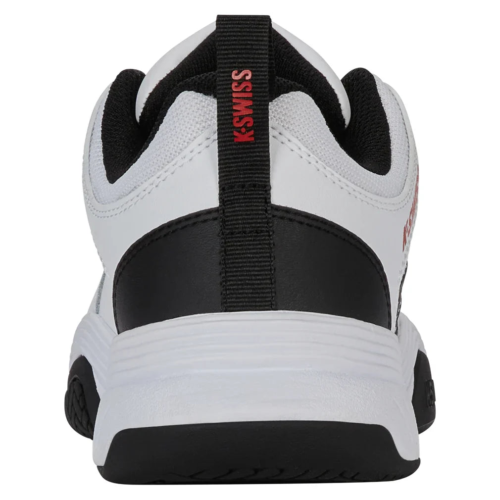 Men`s Court Express 2 Tennis Shoes White and Black Footwear K-Swiss
