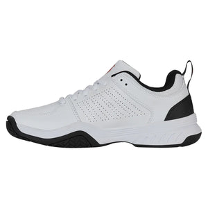 Men`s Court Express 2 Tennis Shoes White and Black Footwear K-Swiss