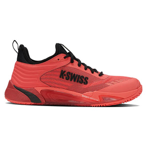 Men`s Hypercourt Pinnacle Tennis Shoes Neon Lava and Black Footwear K-Swiss