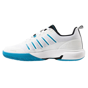 Men`s Ultra Court Padel Shoes White and Black Footwear K-Swiss