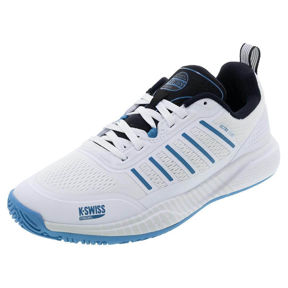 Men`s Ultra Court Padel Shoes White and Black Footwear K-Swiss