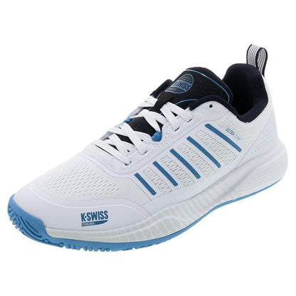 Men`s Ultra Court Padel Shoes White and Black Footwear K-Swiss