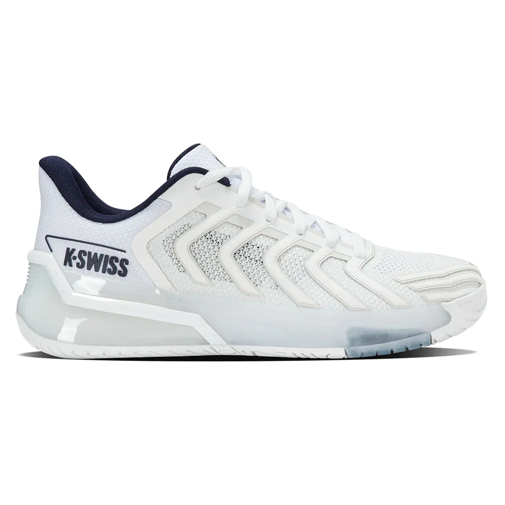 Men`s Ultrashot 4 Tennis Shoes White and Peacoat Footwear K-Swiss