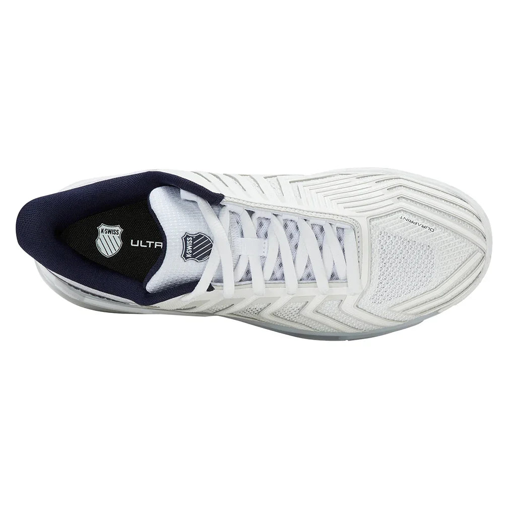 Men`s Ultrashot 4 Tennis Shoes White and Peacoat Footwear K-Swiss