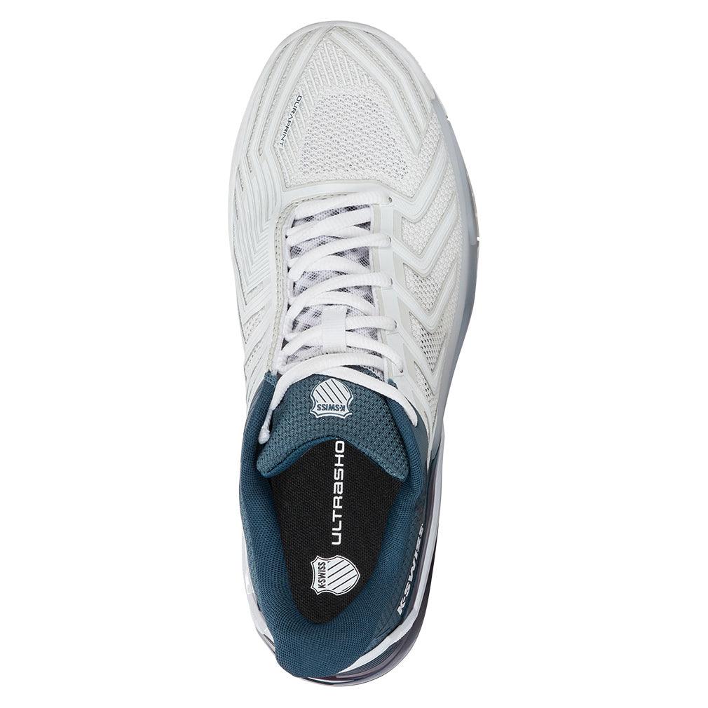 Men`s Ultrashot 4 Tennis Shoes White and Stargazer Footwear K-Swiss