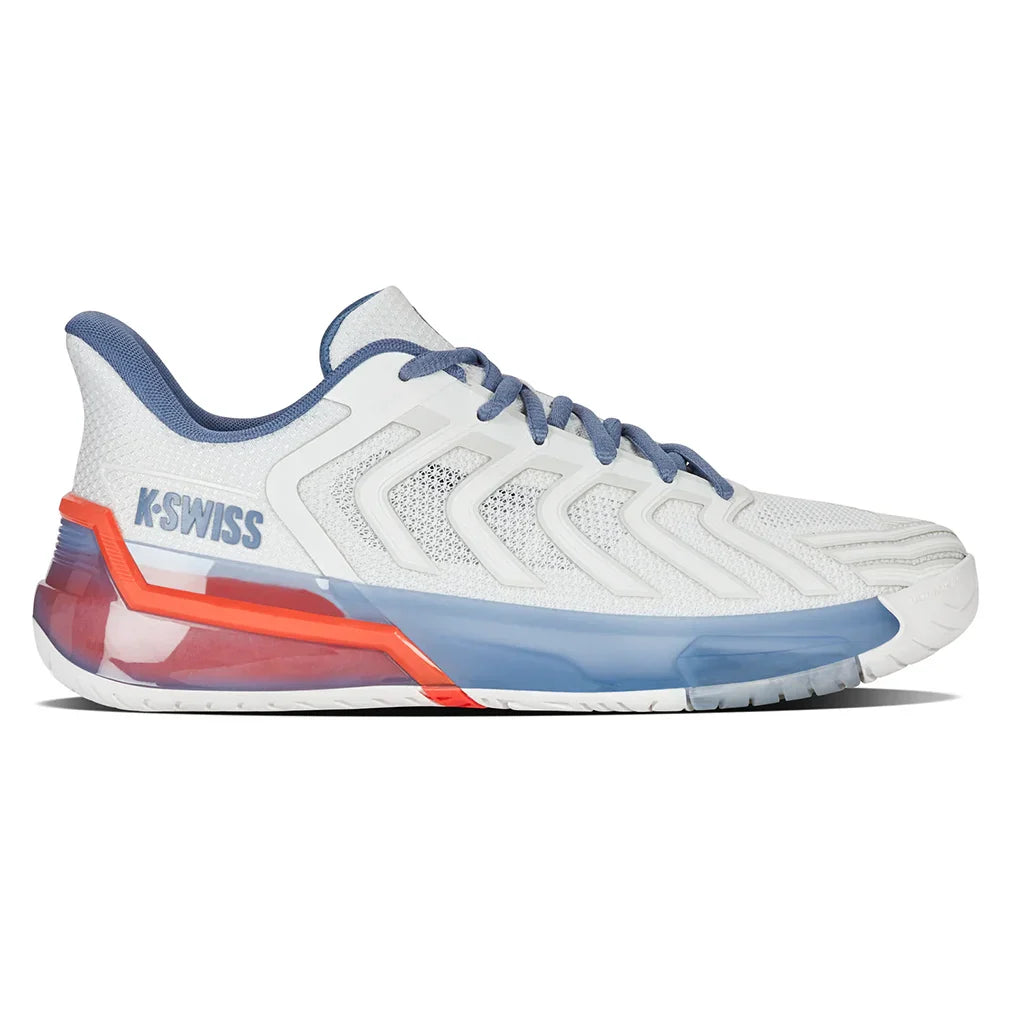 Men`s Ultrashot 4 Tennis Shoes Lucent White and Infinity Footwear K-Swiss