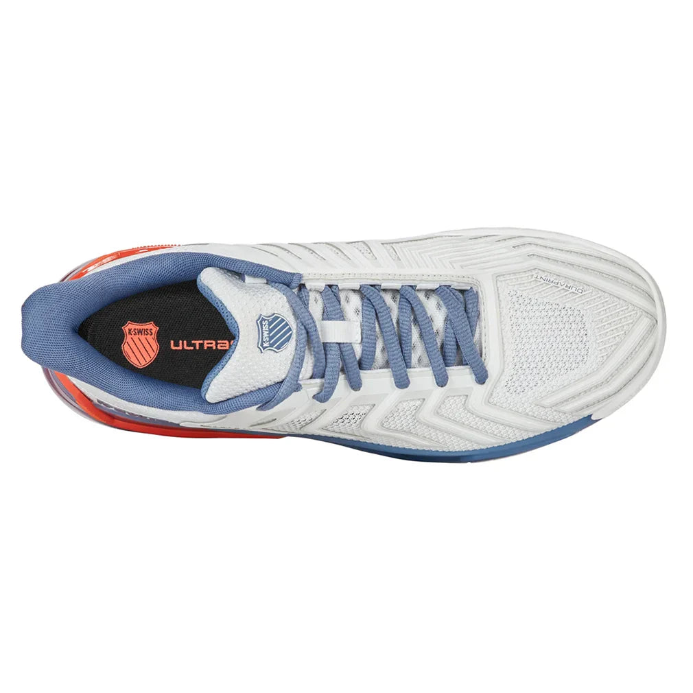 Men`s Ultrashot 4 Tennis Shoes Lucent White and Infinity Footwear K-Swiss