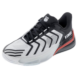 Men`s Ultrashot 4 Tennis Shoes White and Black Footwear K-Swiss