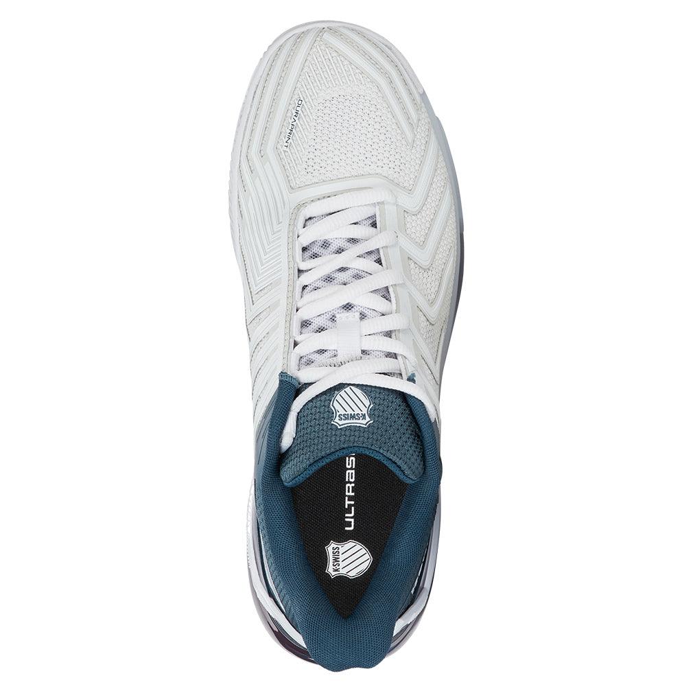 Men`s Ultrashot 4 Clay Tennis Shoes White and Stargazer Footwear K-Swiss