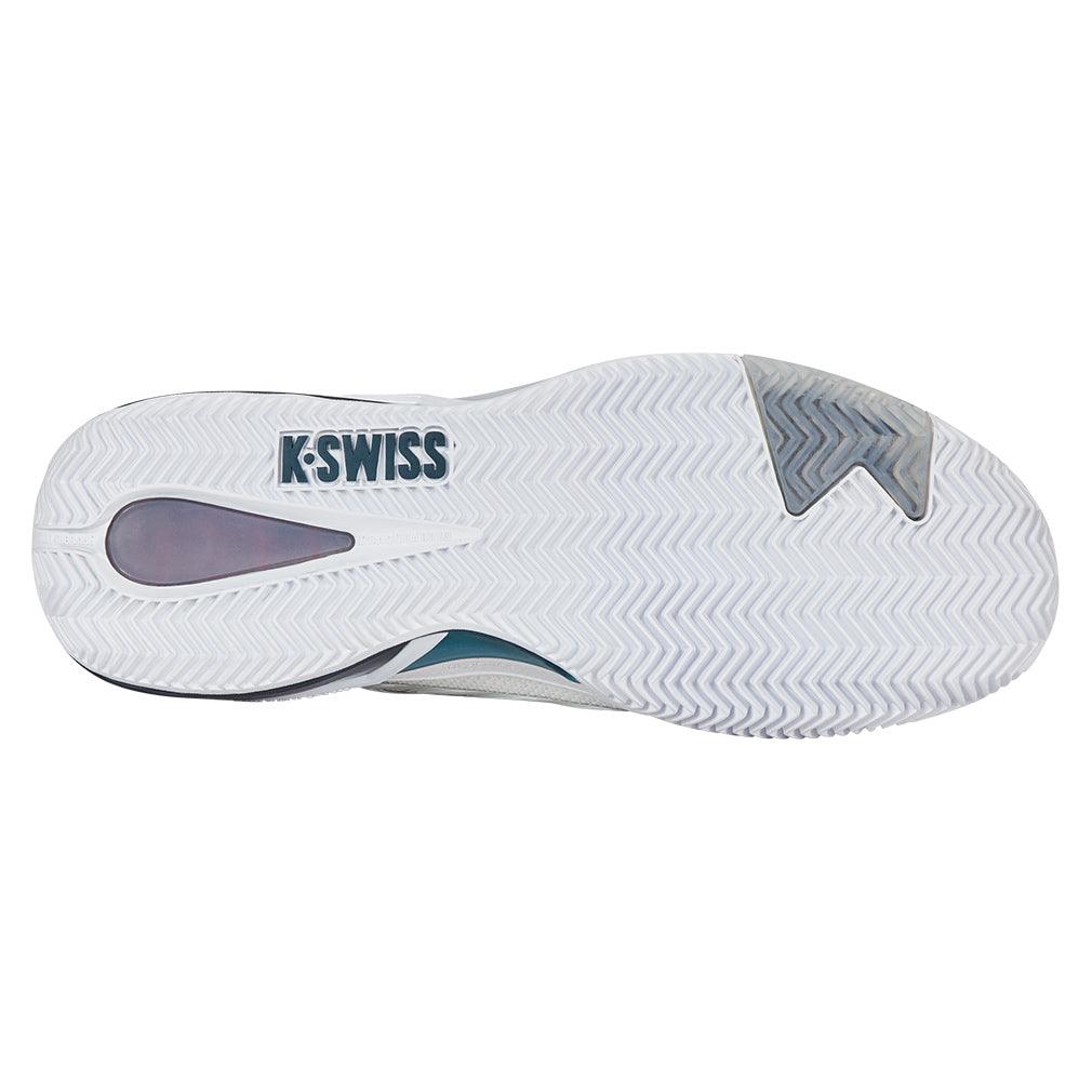 Men`s Ultrashot 4 Clay Tennis Shoes White and Stargazer Footwear K-Swiss