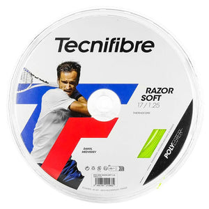 Razor Soft Tennis Reel Lime Strings Tecnifibre