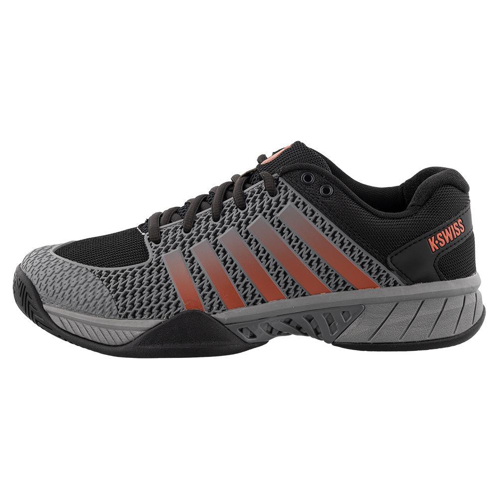 Men's Express Light Pickleball Shoes Steel Gray and Jet Black Footwear K-Swiss