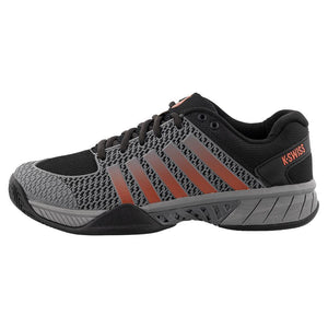 Men's Express Light Pickleball Shoes Steel Gray and Jet Black Footwear K-Swiss