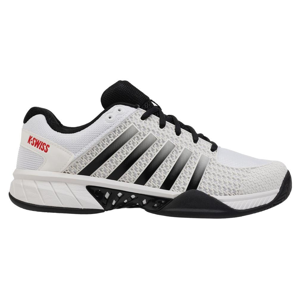 Men's Express Light Pickleball Shoes White and Black Footwear K-Swiss