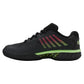 Men`s Hypercourt Express 2 Tennis Shoes Black and Soft Neon Green Tennis Express