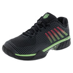 Men`s Hypercourt Express 2 Tennis Shoes Black and Soft Neon Green Tennis Express