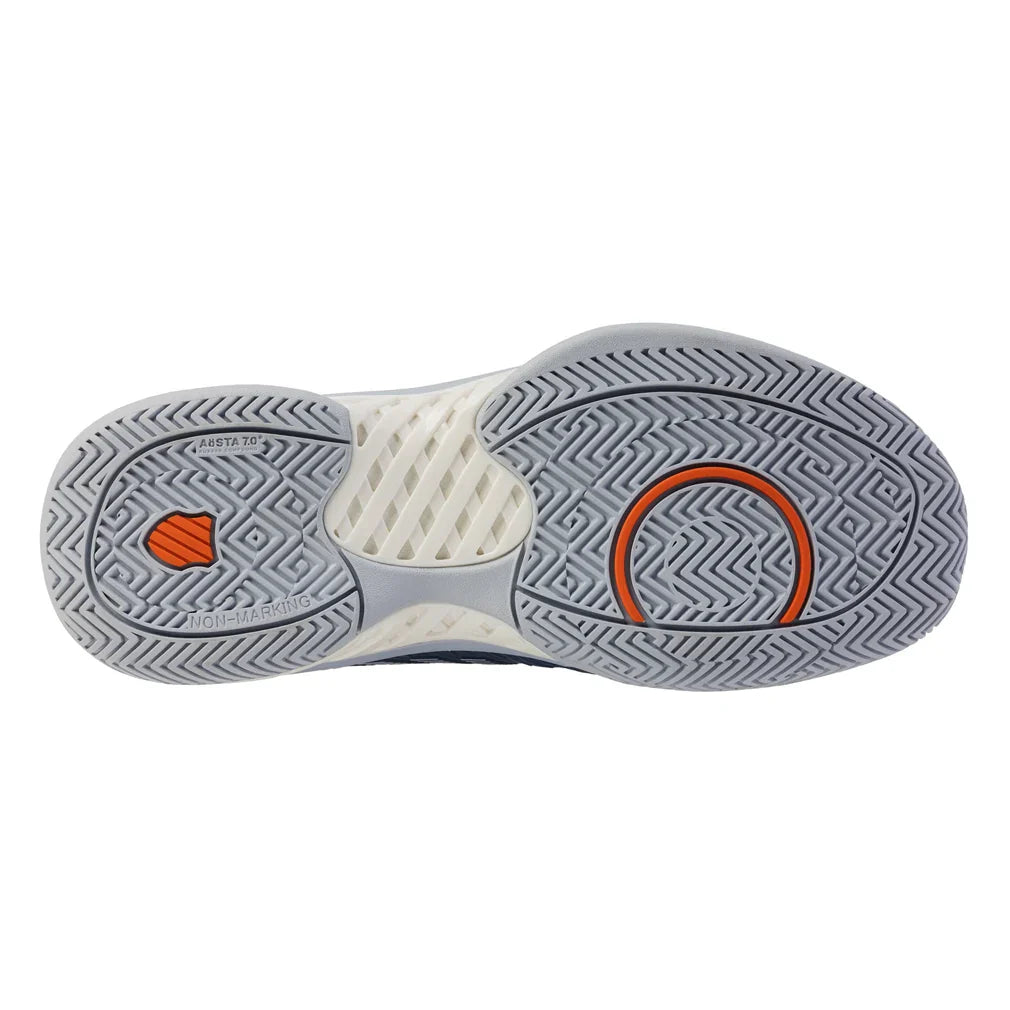 Men`s Hypercourt Express 2 Tennis Shoes Infinity and Arctic Ice Footwear K-Swiss