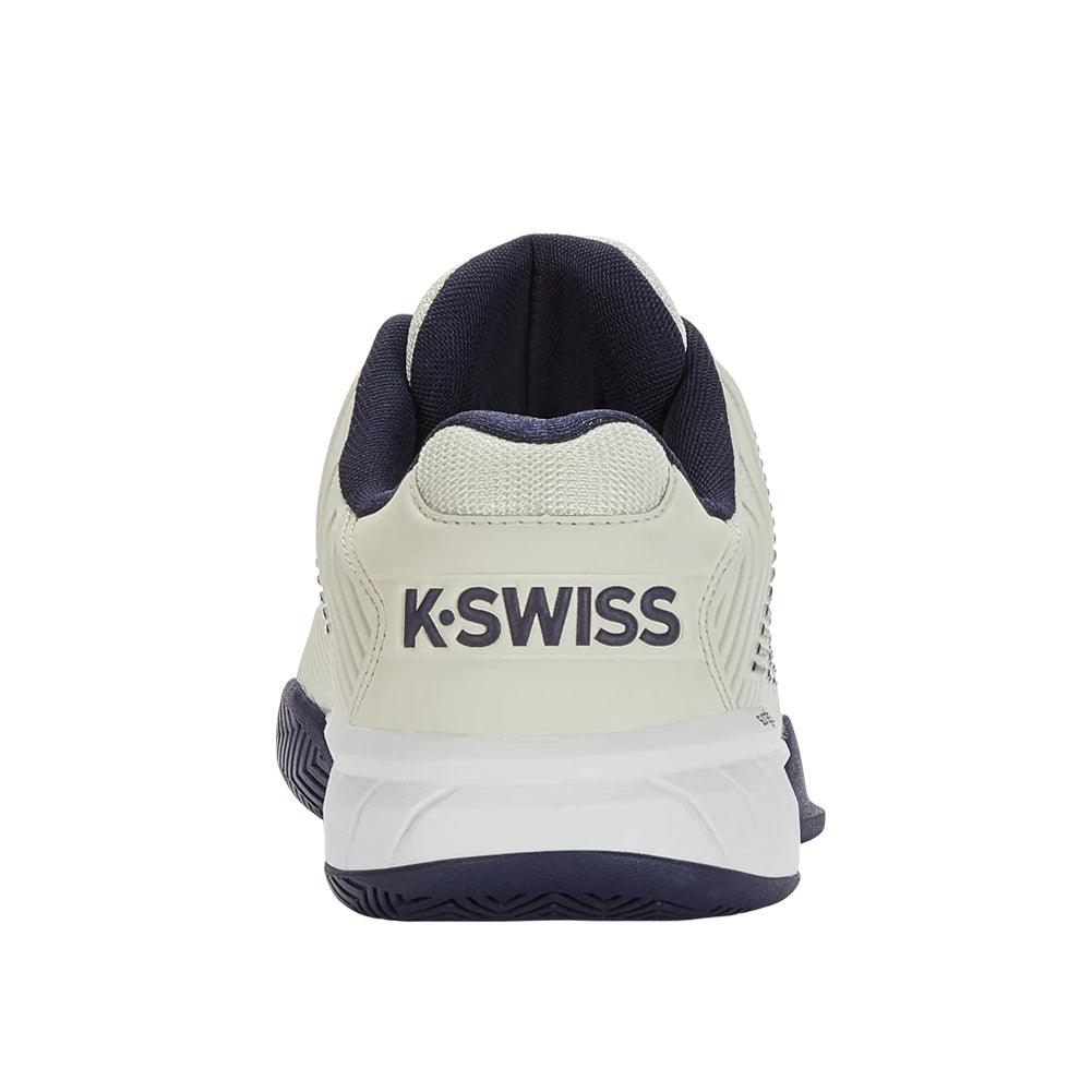 Men's Hypercourt Express 2 Tennis Shoes Vaporous Gray and White Peacoat Footwear K-Swiss