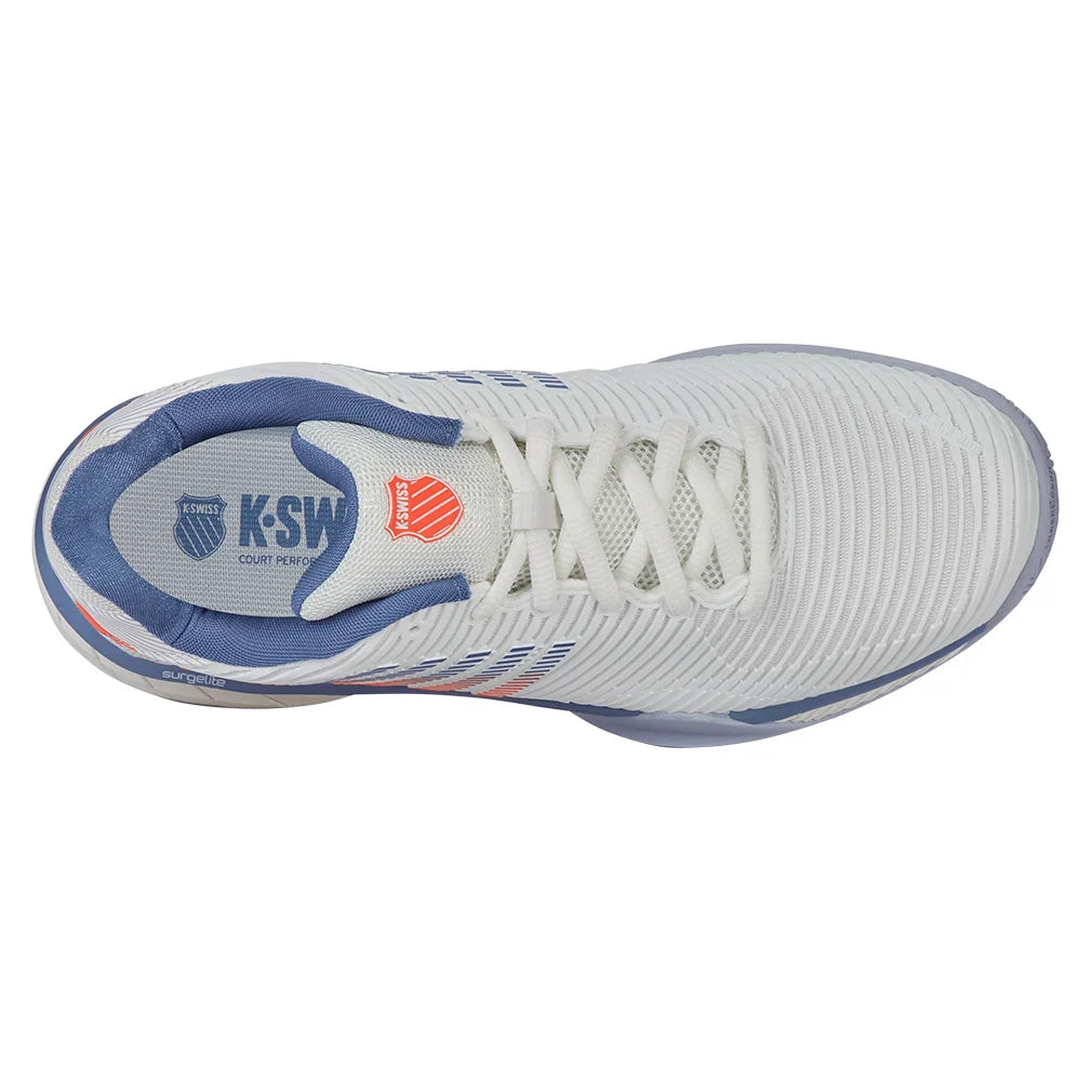 Men`s Hypercourt Express 2 Tennis Shoes Lucent White and Infinity Footwear K-Swiss