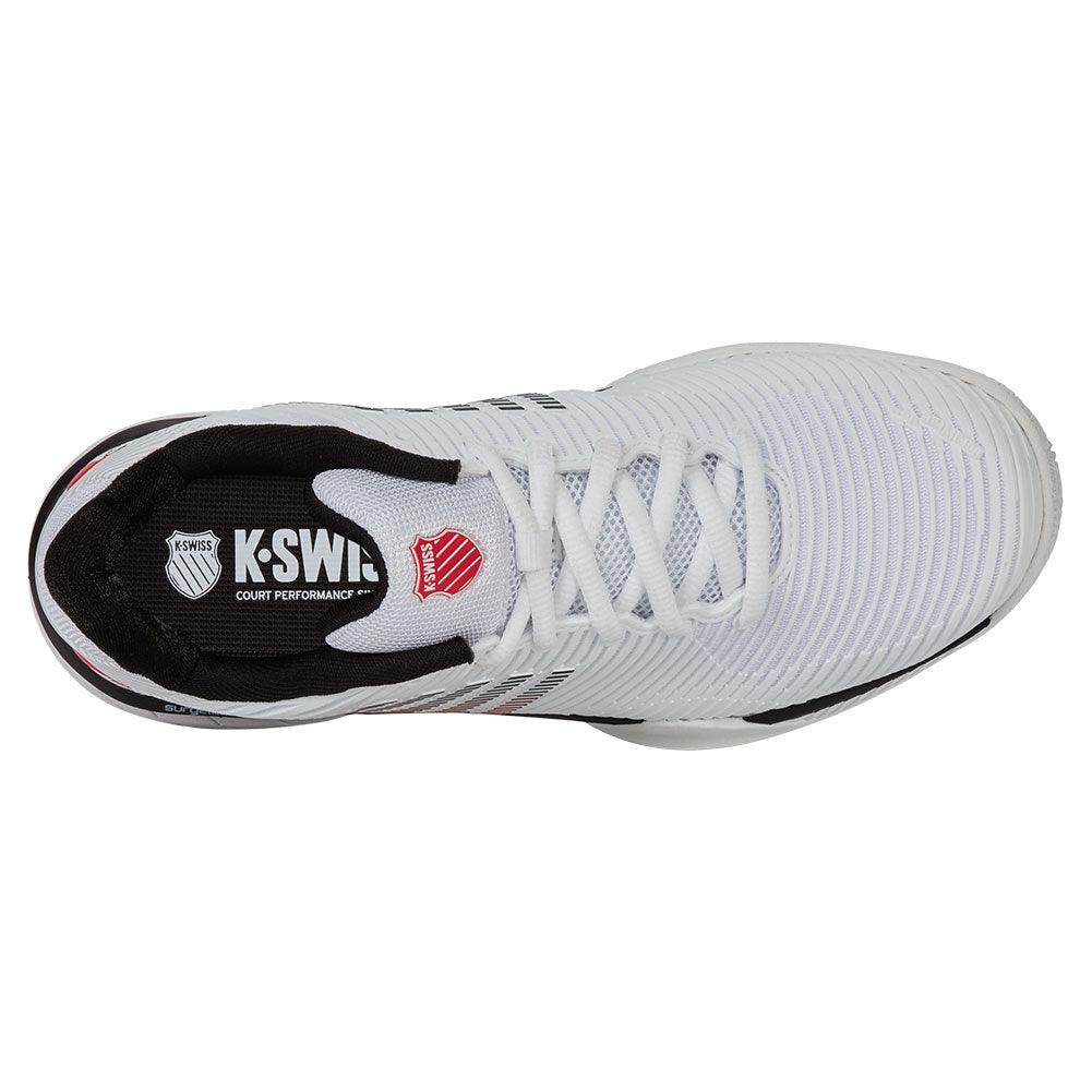 Men`s Hypercourt Express 2 Tennis Shoes White and Black Footwear K-Swiss
