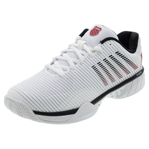 Men`s Hypercourt Express 2 Tennis Shoes White and Black Footwear K-Swiss