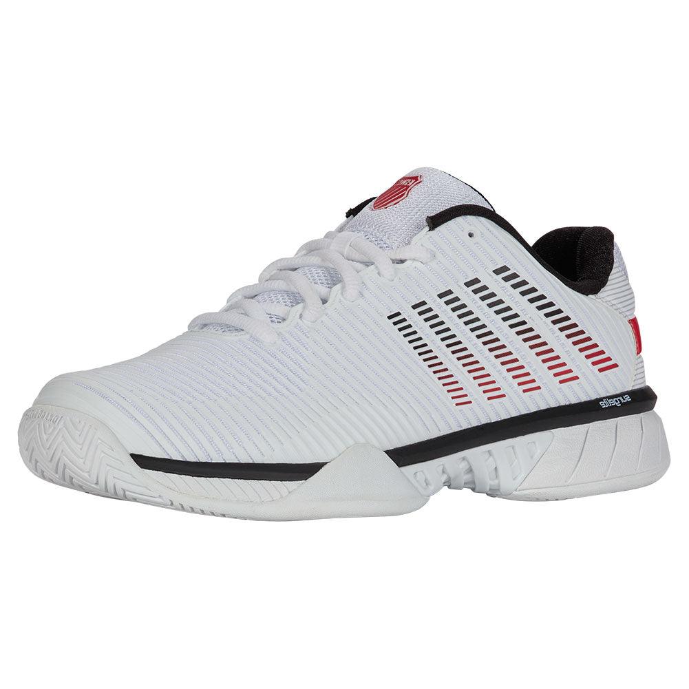 Men`s Hypercourt Express 2 Tennis Shoes White and Black Footwear K-Swiss