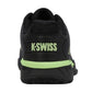 Men`s Hypercourt Express 2 Clay Tennis Shoes Black and Soft Neon Green Footwear K-swiss