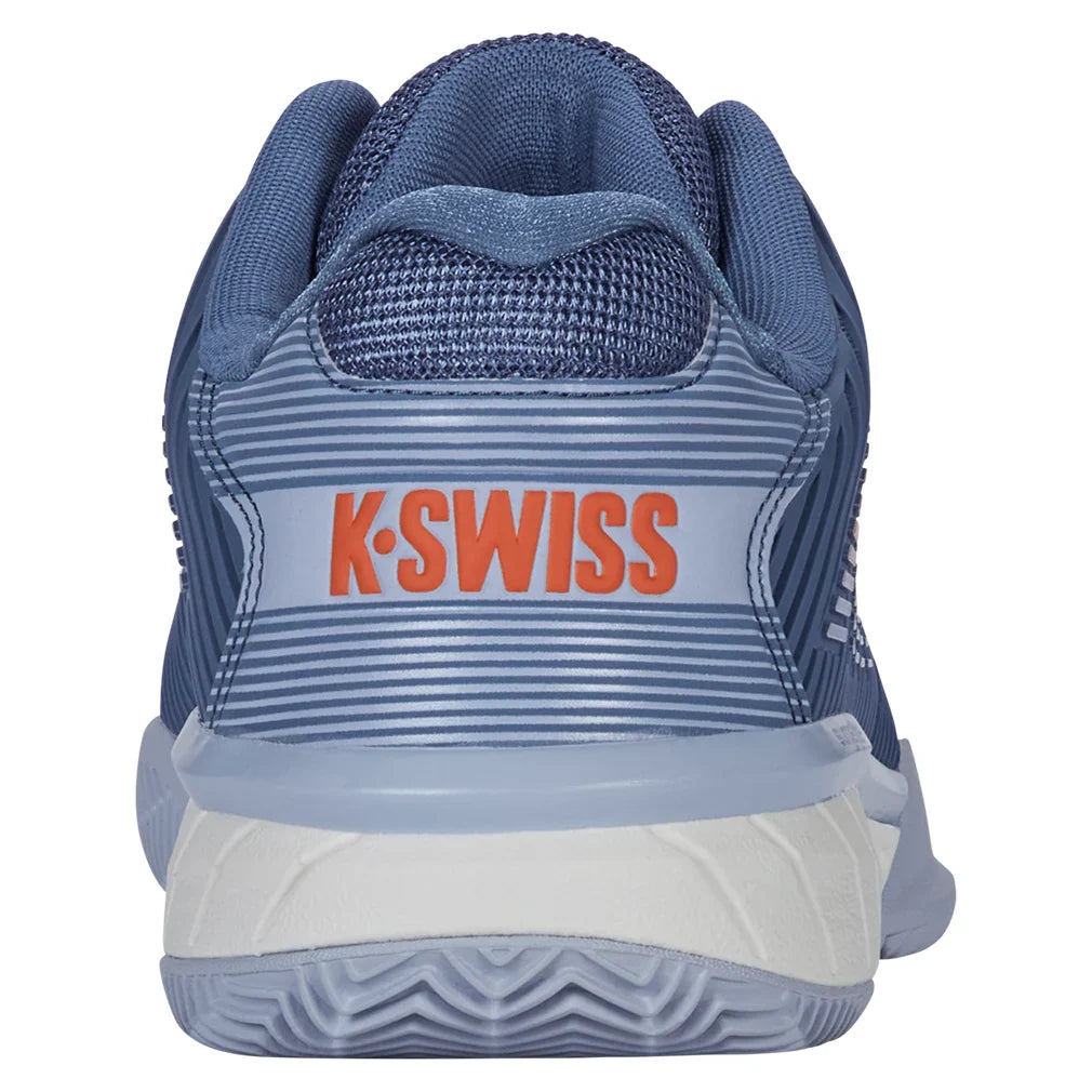 Men`s Hypercourt Express 2 Clay Tennis Shoes Infinity and Arctic Ice Footwear K-Swiss