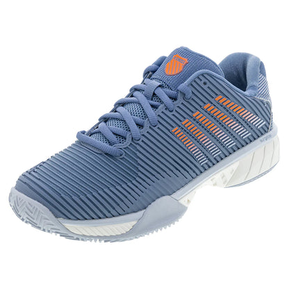 Men`s Hypercourt Express 2 Clay Tennis Shoes Infinity and Arctic Ice Footwear K-Swiss