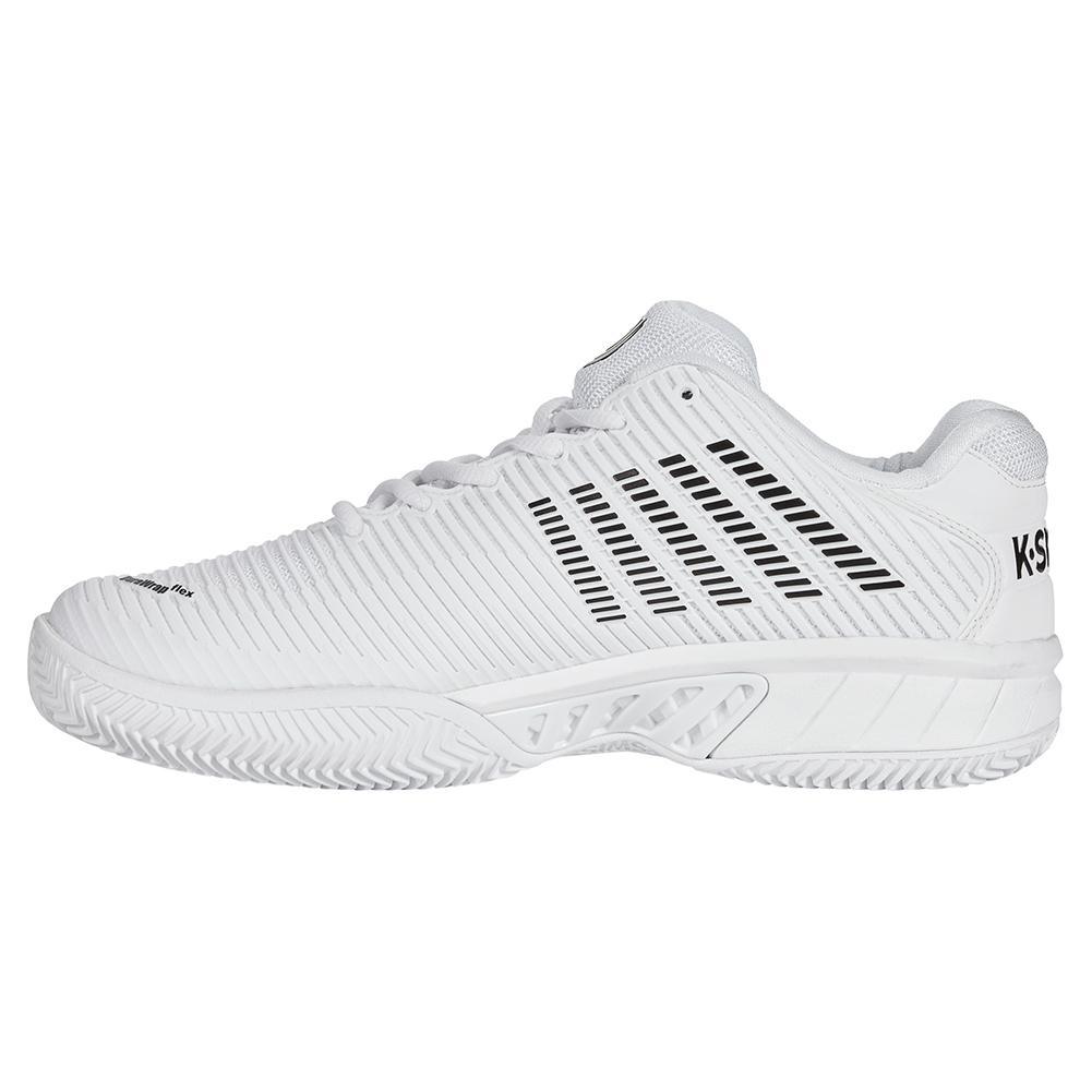 Men's Hypercourt Express 2 Clay Tennis Shoes White and Black Footwear K-Swiss