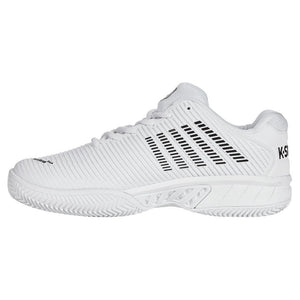 Men's Hypercourt Express 2 Clay Tennis Shoes White and Black Footwear K-Swiss