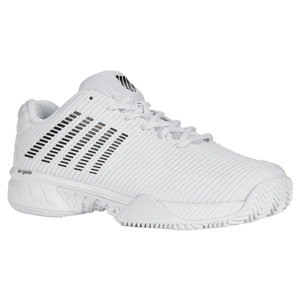 Men's Hypercourt Express 2 Clay Tennis Shoes White and Black Footwear K-Swiss